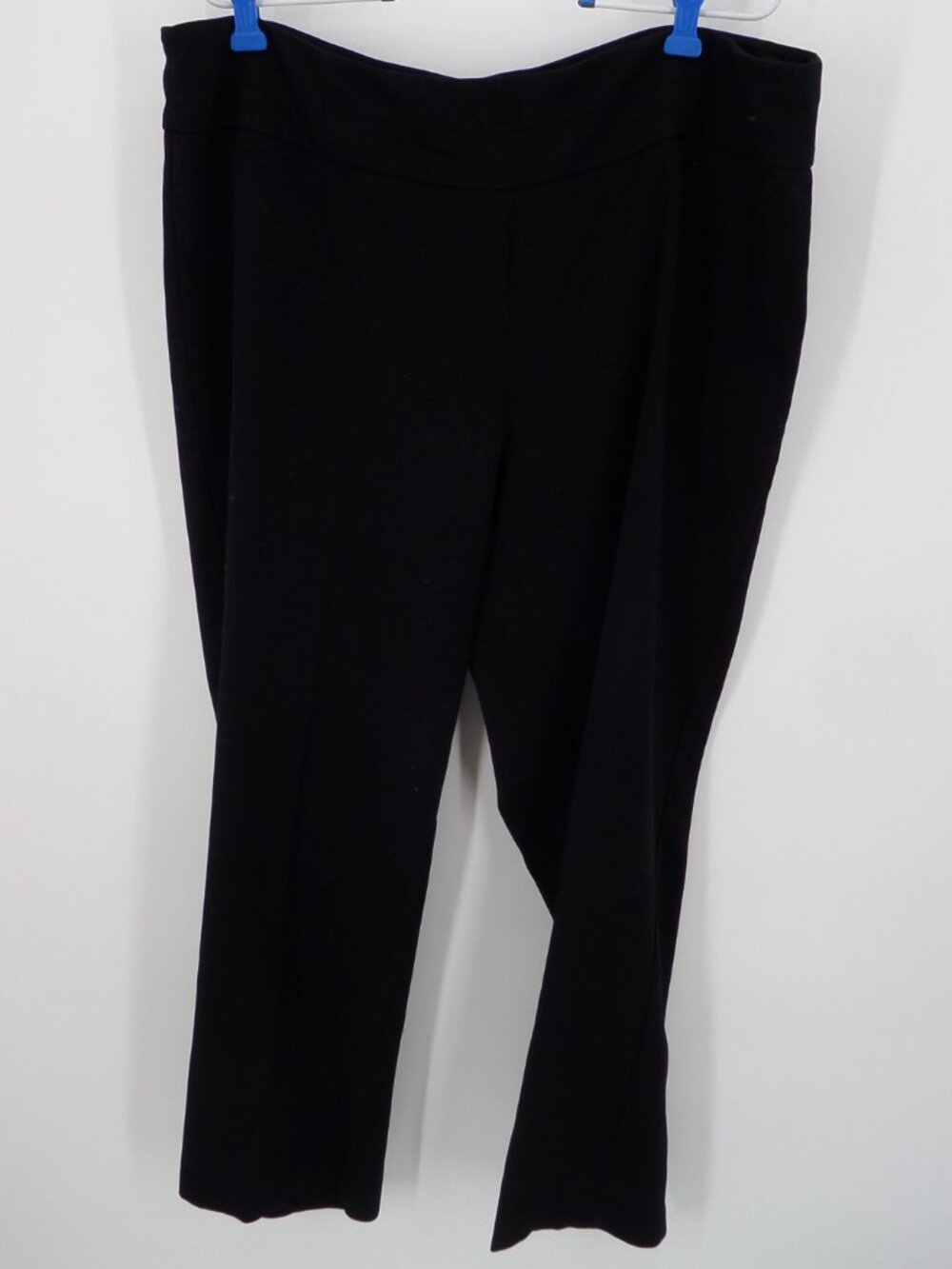 Investments II  Women's Fall Dress Pants Black Straight Leg Size 18WS